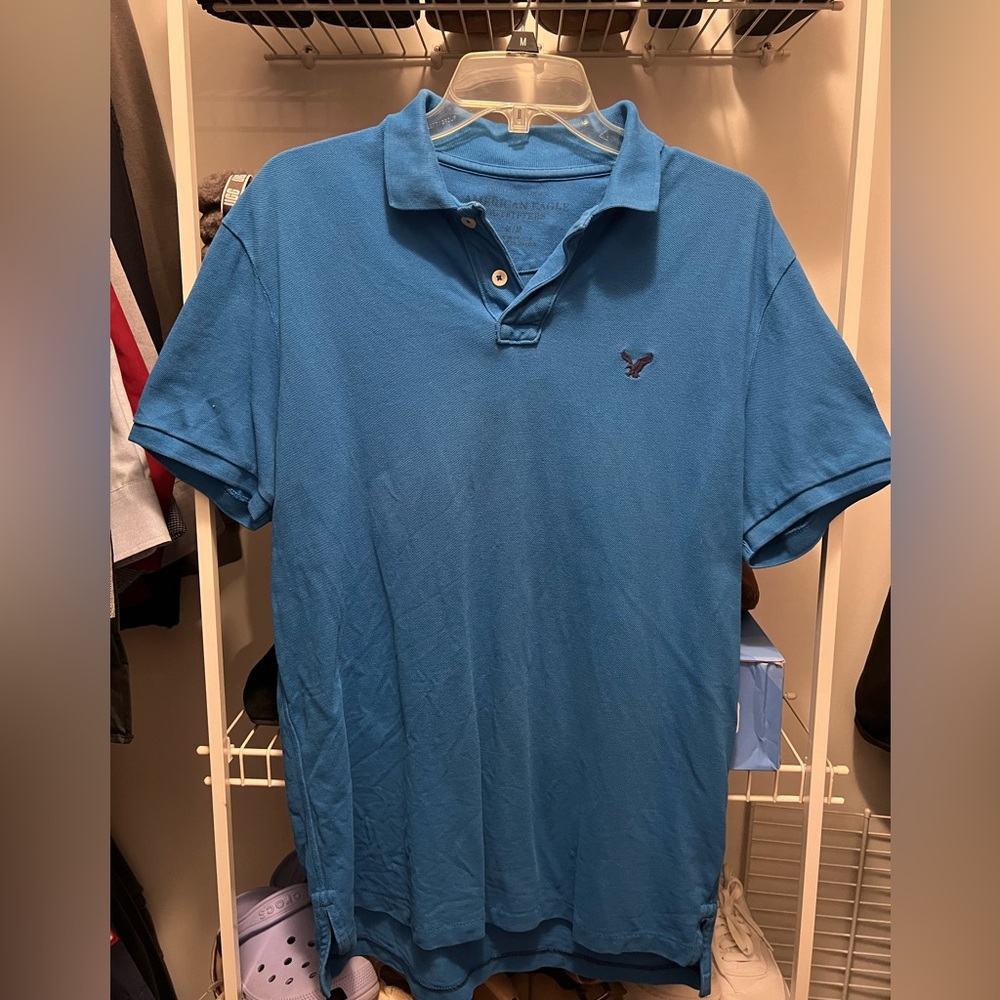 Y2K Men’s American Eagle logo polo